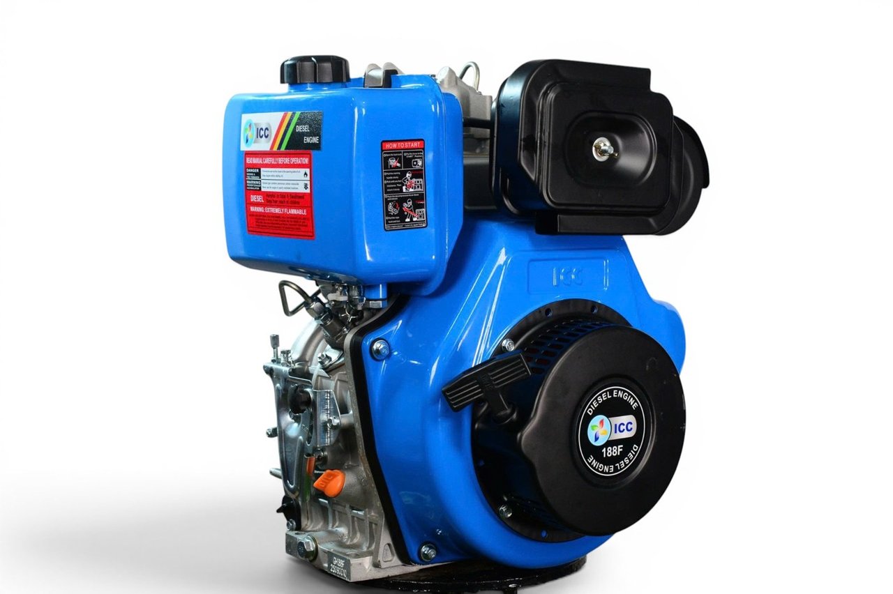 Động cơ 188F ICC diesel làm mát gió